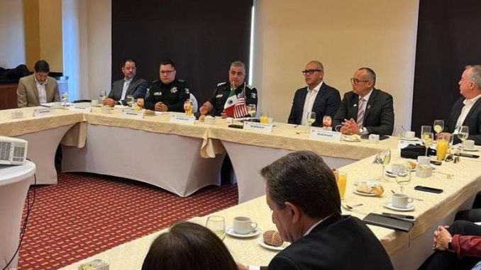 Secretario de Seguridad Pública del Estado fortalece lazos Binacionales en reunión empresarial México-Estados Unidos