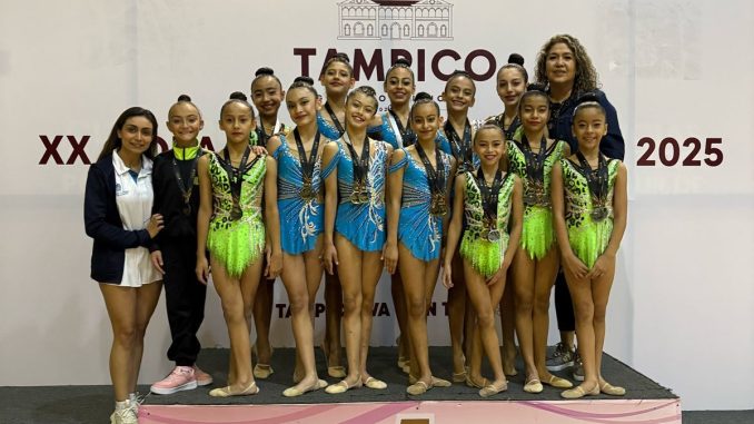 Aguascalientes destaca en la copa Tampico de Gimnasia Rìtimica