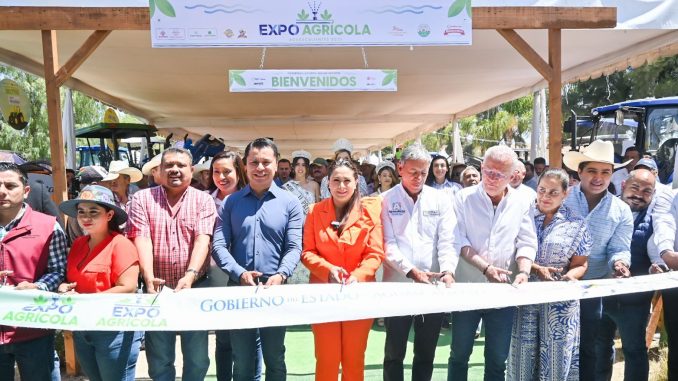 Inaugura Gobernadora Tere Jiménez la Expo Agroalimentaria y el Pabellón Hecho en Aguascalientes