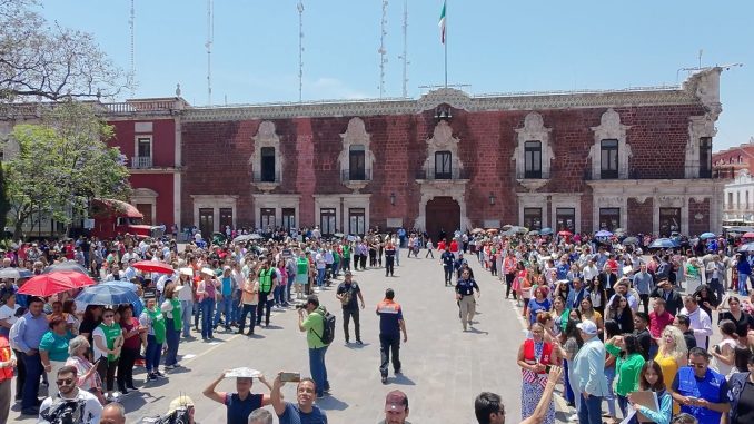 Gobierno del Estado participa en el Primer Simulacro Nacional 2025