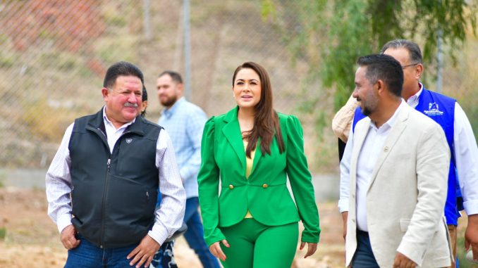 Supervisa Gobernadora Tere Jiménez obras del nuevo CONALEP en Villa Juárez, Asientos; las clases inician en septiembre