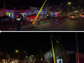 Policía Vial atiende accidente múltiple con daños materiales y una persona detenida