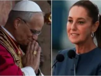 Sheinbaum felicita a 'su santidad León XIV'