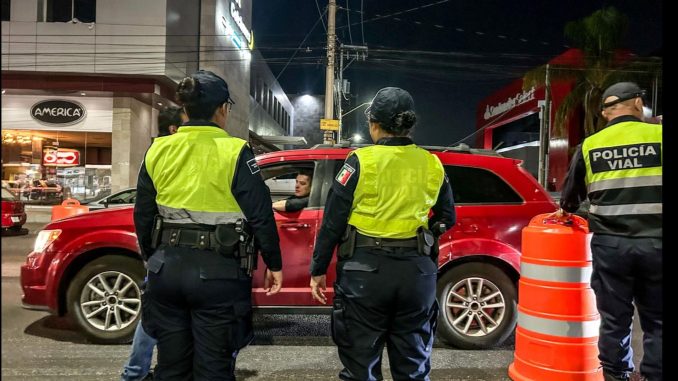Mantiene Seguridad Pública Municipal el Operativo "Alcoholímetro"