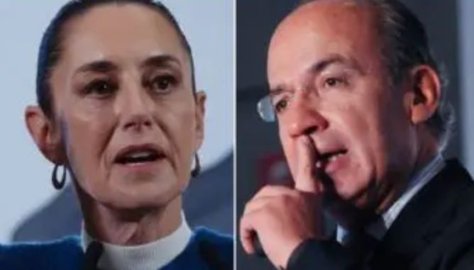 Sheinbaum se lanza contra Calderón por lamentar falta de intervención de EU