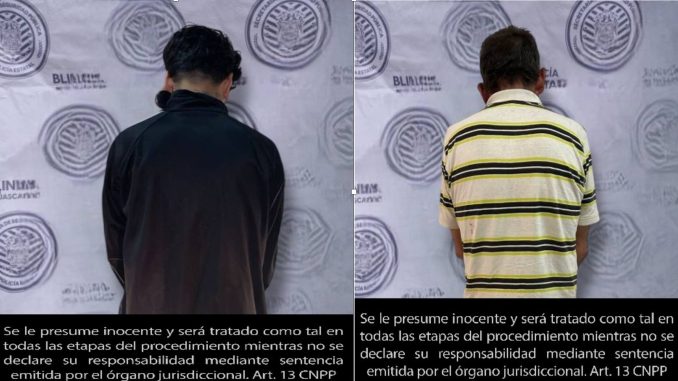 Elementos de la Policía Estatal detienen a dos personas en posesión de droga
