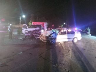 Policía Estatal y Municipal de Asientos atienden reporte de accidente de tránsito