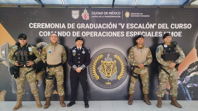 Secretaría de Seguridad Pública del Estado fortalece su cuerpo élite con capacitación táctica de alto nivel