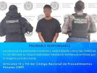 La Fiscalía General del Estado de Aguascalientes obtiene vinculación a proceso contra presunto responsable de feminicidio y tentativa de homicidio