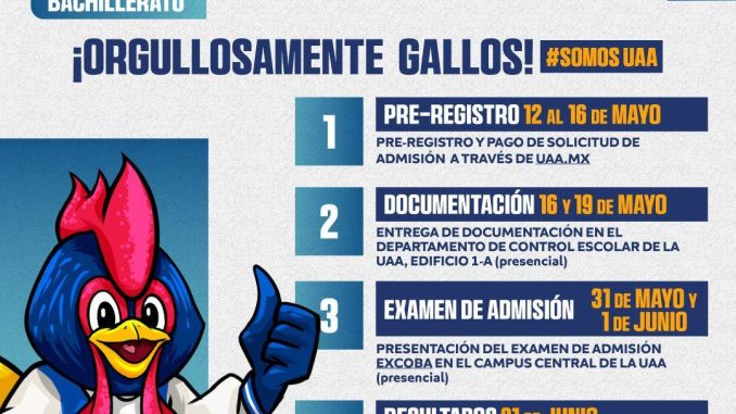Paso a paso: comenzó el pre-registro de admisión a preparatoria de la UAA