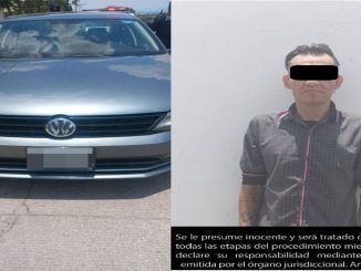 Policía Estatal asegura vehículo con reporte de robo