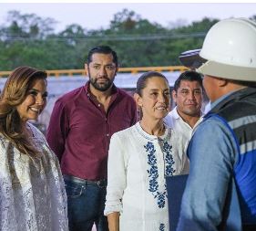 Sheinbaum y Mara Lezama recorren nuevo Hospital General de Felipe Carrillo Puerto