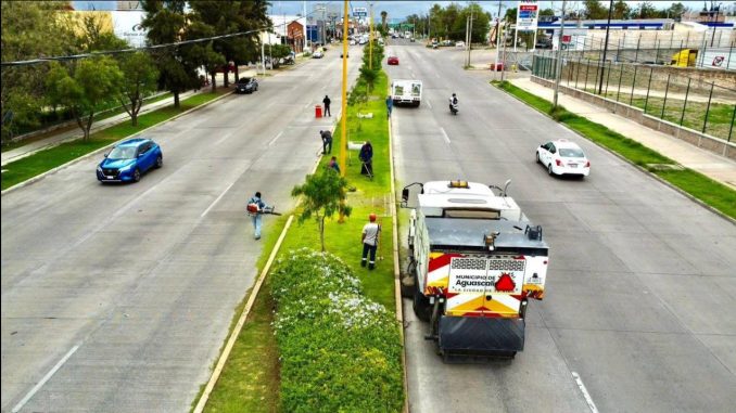 Continúa Municipio con la mejora del primer Anillo de Circunvalación