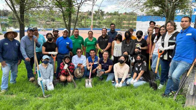 Conmemora MIAA Día Mundial del Árbol con reforestación en la Presa de los Gringos