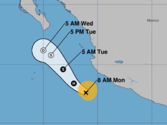 "Bárbara" se intensifica a huracán en el Pacífico