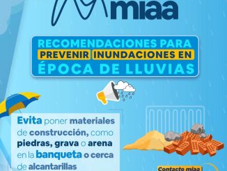 Emite MIAA recomendaciones a la ciudadanía para prevenir inundaciones en época de lluvias