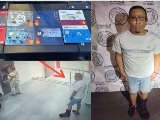 Elementos de la Policía Estatal detienen a un sujeto dedicado al cambio de Tarjetas en sucursales bancarias