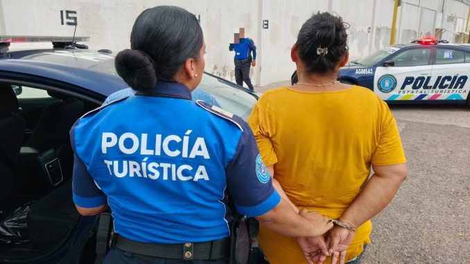 Policía Turística de la Secretaría de Seguridad Pública del Estado actúa tras reporte de robo