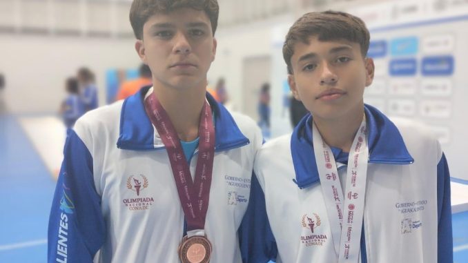 ¡Aguascalientes obtiene 2 medallas más en la disciplina de pentatlón moderno en la Olimpiada Nacional CONADE 2025!