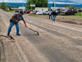 Gobierno de Calvillo llevó a cabo intensos trabajos de limpieza en carreteras
