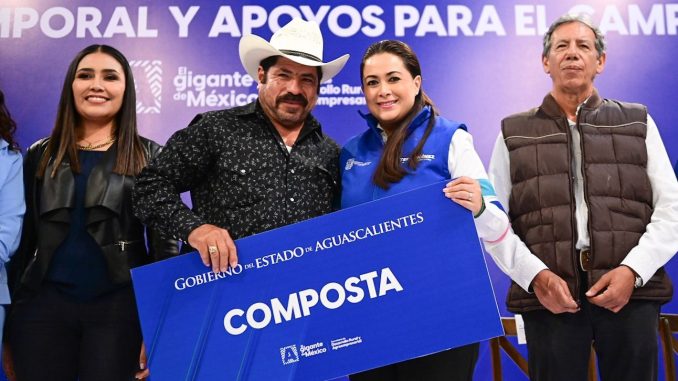 Impulsa Gobernadora Tere Jiménez al sector rural con apoyos y Empleo Temporal en Jesús María