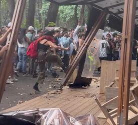 Brugada anuncia "estrategia especial" contra la violencia en marchas en CDMx, tras lo ocurrido en la Condesa