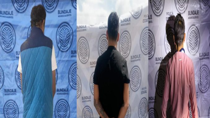 Policías Estatales detienen a tres sujetos por posesión de sustancias al parecer ilícitas