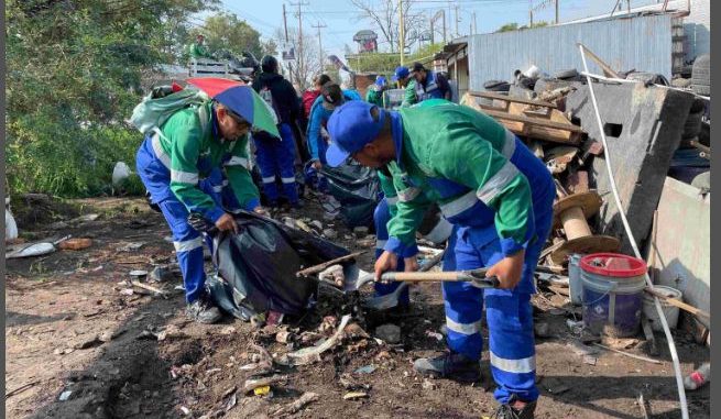 Municipio de Aguascalientes llevó a cabo Operativo especial de limpieza en la Central de Abastos