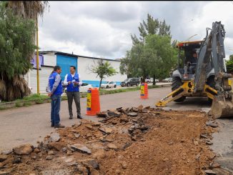 Arranca Leo Montañez pavimentación con concreto hidráulico en Av. Mariano Hidalgo