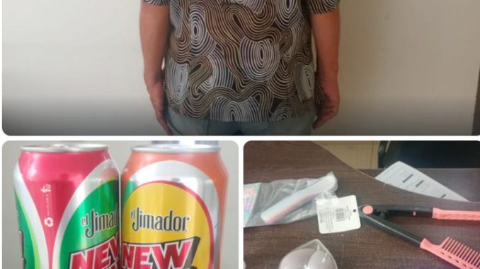 Policía Municipal detiene a Mujer por robo tipo fardero en tiendas de autoservicio