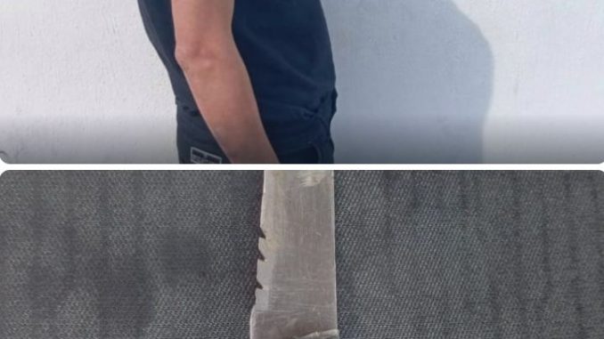 Hombre es detenido por Policía Municipal al portar arma prohibida