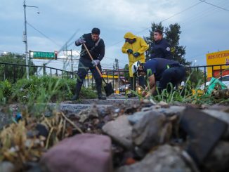Realizó Protección Civil Municipal acciones preventivas en canal de la colonia La Estrella