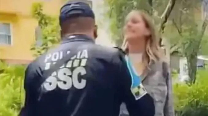 Mujer que insultó a policía de CDMX pide disculpas