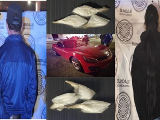 Policías Estatales de Aguascalientes detiene en Puerta de Seguridad Sur a pareja que huía rumbo al Estado de Jalisco en un vehículo robado