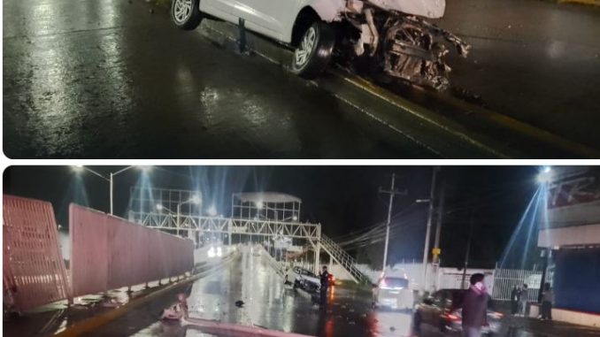 Policía Vial asiste accidente al poniente de la ciudad