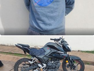 Policía Municipal detiene a sujeto a bordo de una motocicleta robada