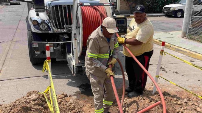Rehabilitó MIAA red sanitaria en Canteras de San José para evitar inundaciones