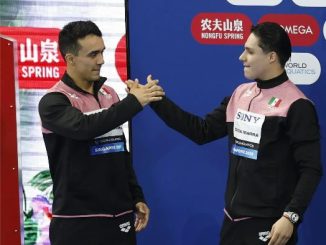 Defensa felicita a 4 clavadistas militares que obtuvieron Medalla en el Mundial de Deportes Acuáticos Singapur 2025