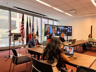 Jared Hortiales presenta conferencia en el John Jay College de Nueva York durante el Foro Político de Alto Nivel de la ONU