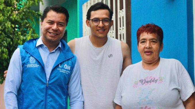 Diputado Luis León impulsa trabajo cercano a las familias de Aguascalientes