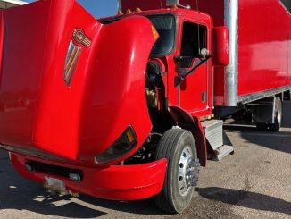 Policías Estatales asegura el tractocamión con alteraciones en su número de serie