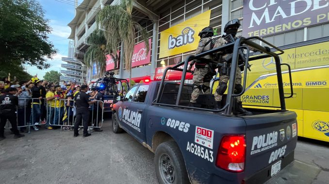 En marcha el operativo "Estadio Seguro para el juego de futbol entre Necaxa y América esta noche en el Estadio Victoria