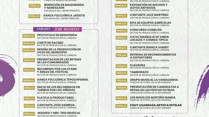 🍇 Festival de la Uva en Cosío 🍇