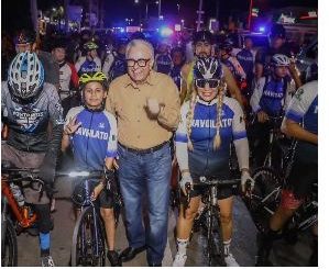 Rubén Rocha encabeza rodada y carrera por la paz y contra las adicciones