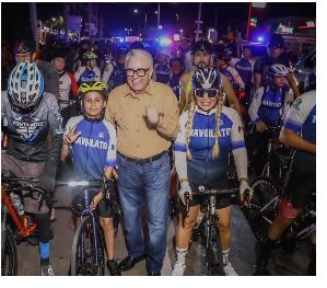 Rubén Rocha encabeza rodada y carrera por la paz y contra las adicciones