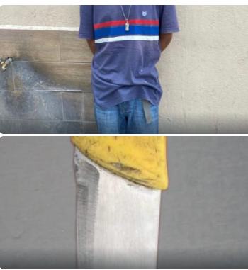 Policía Municipal detiene a individuo en portación de arma prohibida en el fraccionamiento Jesús Terán