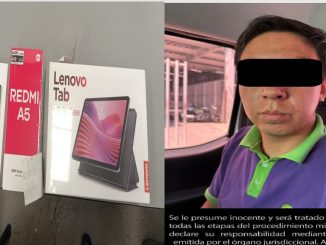 Policías Estatales detienen a sujeto señalado por robo en negociación de telefonía celular