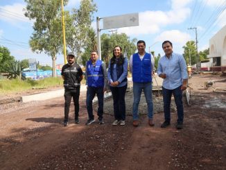 Realiza Leo Montañez gira de supervisión de obra pública