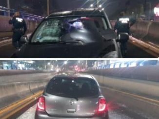 Policía Vial atiende choque contra objeto fijo en Bosques del Prado Norte
