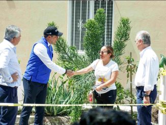 Supervisa Leo Montañez obra de rehabilitación sanitaria en Colinas del Río